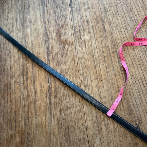 Pierre Cardin calf finished cowhide belt size 34 black - Picture 8 of 10